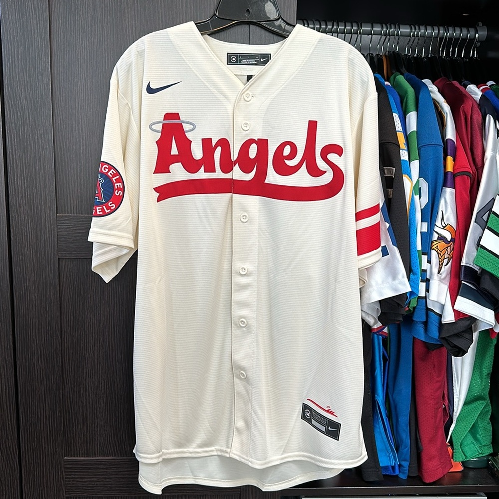 Los Angeles Angels Anthony Rendon Nike Cream City Connect Replica Player Jersey